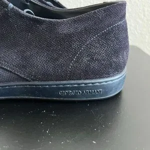 Giorgio Armani Men\'s Perforated Suede Sport Derby Shoes Size 10.5 Giorgio Armani | Shoes | Giorgio Armani Mens Perforated  main image 3